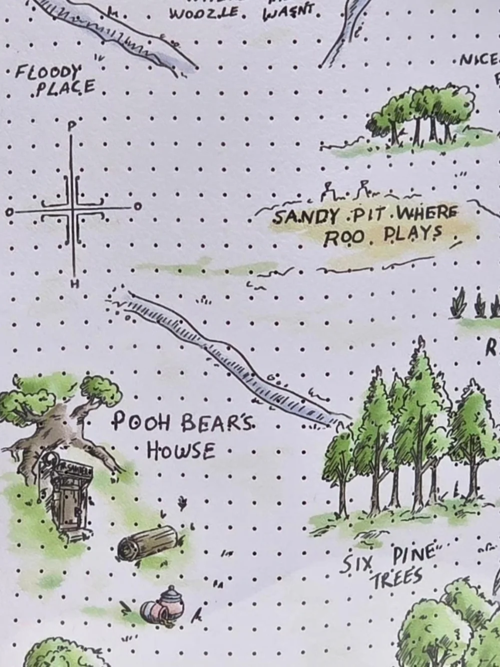 Loungefly Disney Winnie the Pooh Tan Brown Backpack Case - Picture 7 of 7